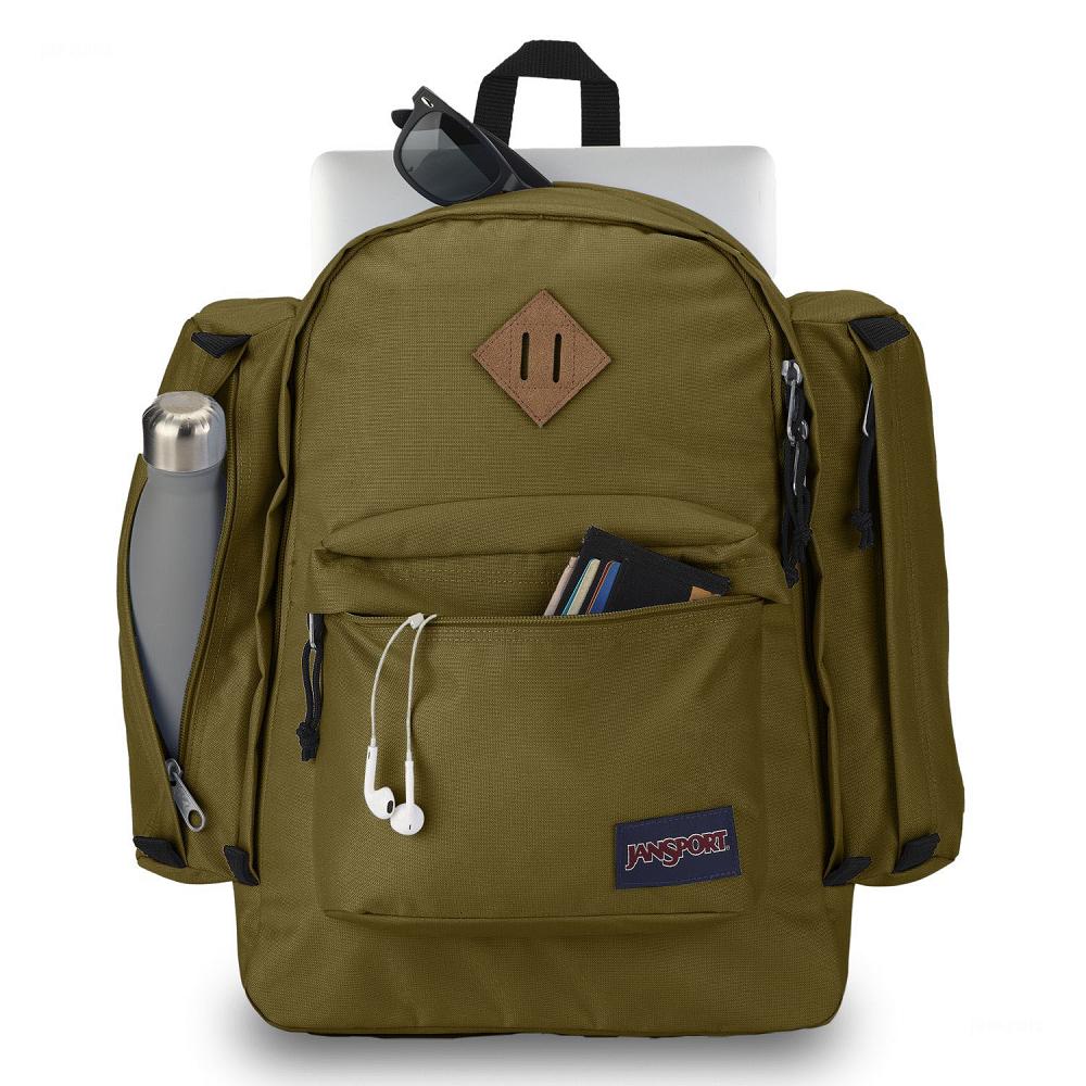 Sac à Dos Ordinateur JanSport Field Pack Vert Olive | IML-12255070